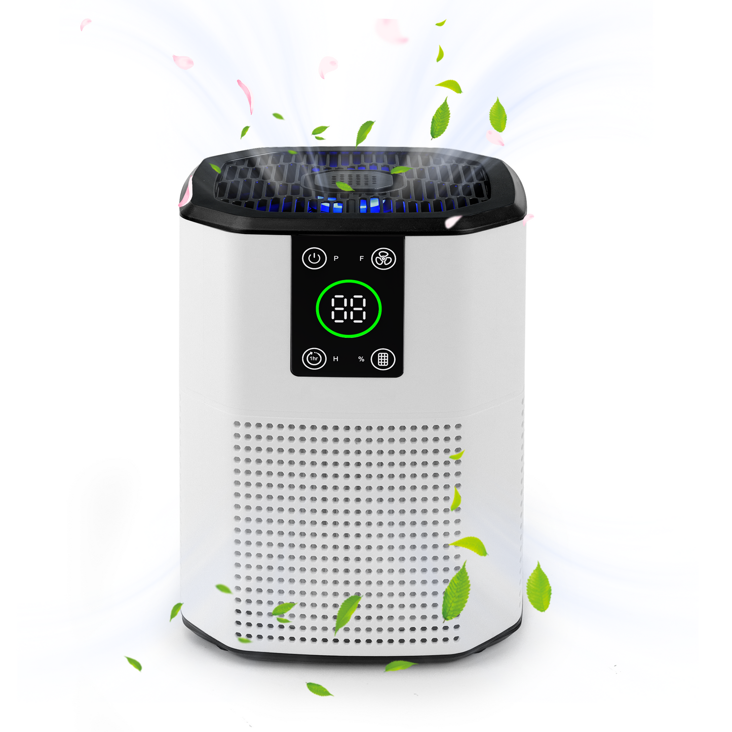 ZhiQi Air Purifier for Home and Office, With 3-Stage Filtration 3 Speeds Timer Sleep Mode(24db)