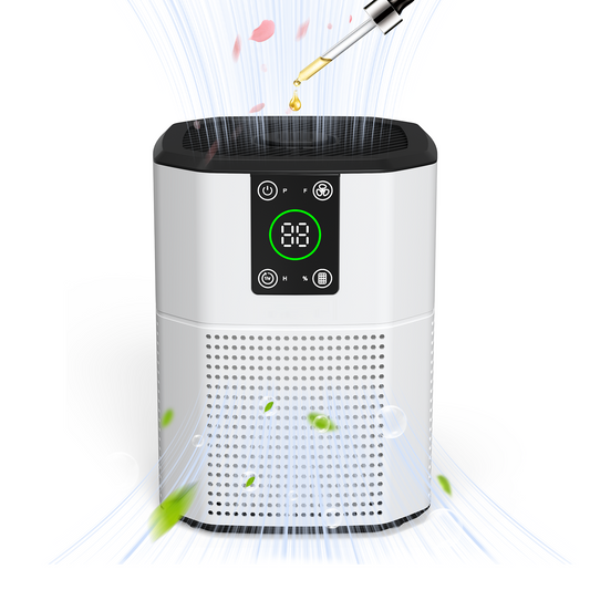 ZhiQi Air Purifiers for Bedroom Home Up to 600 Ft² Room Air Cleaner with H13 True HEPA Filter with Sleep Mode
