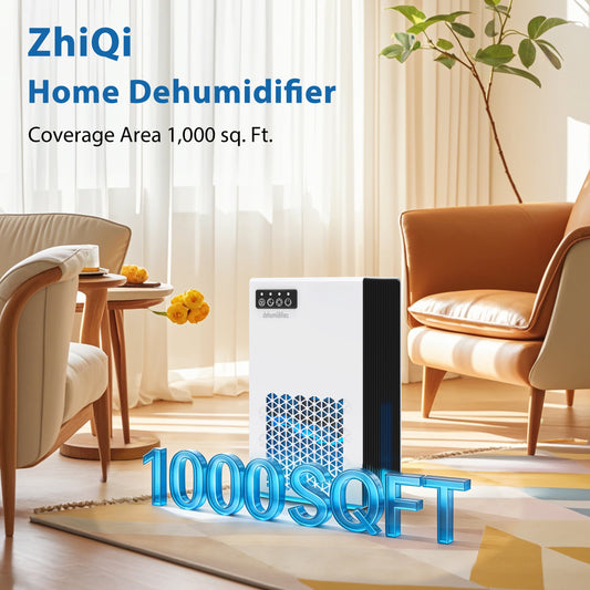 Dehumidifier, 95OZ Dehumidifier for Home - Quiet with Auto Shut Off , 7 Color Ambient Light,Ideal for Livingroom, Bedroom, Basement