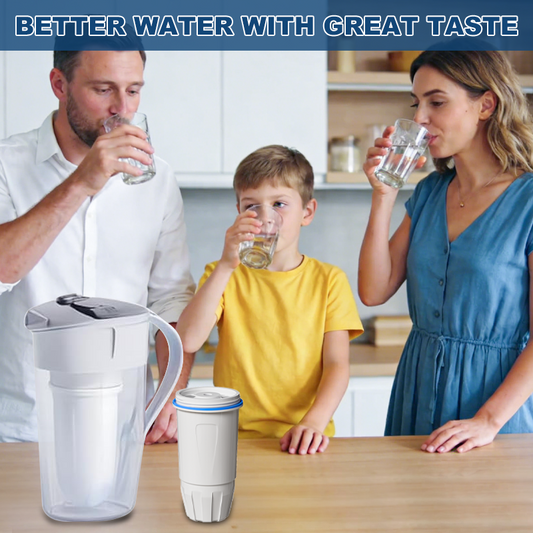 Upgraded Water Filter Replacement for Zero Pitcher and Dispenser ZR-001 ZR-004 ZP-006 ZR-017, Multi-Stage Filter System, Effectively Reducing Lead, Chromium, PFOA, and PFOS