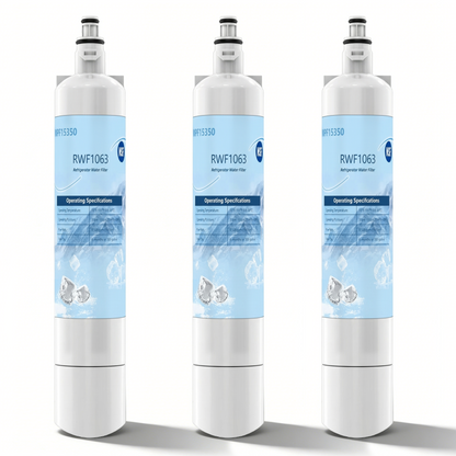 RWF1063 Refrigerator Water Filter, Replacement for GE RPWF (NOT RPWFE), WSG-4, MPF15350, DWF-36, R-3600, OPFG3-RF300, RWF3600A, WD-RPWF, WF277,GFE28GYNFS, GFE28GELDS, PFE28KELDS, Fridge Filter