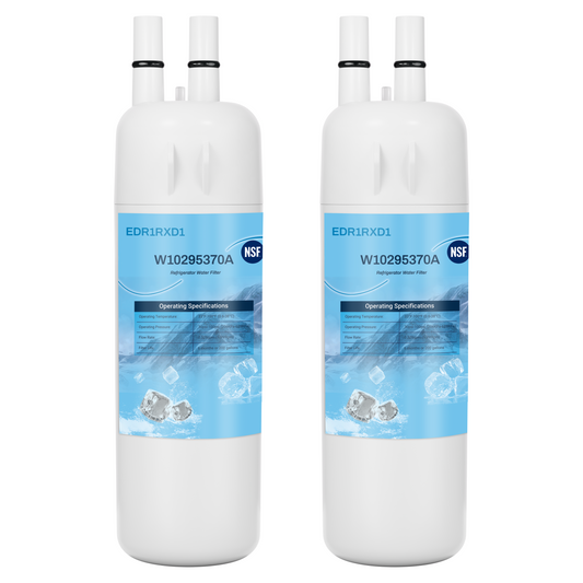 W10295370A Water Filter Replacement for Whirlpool, Everydrop Filter 1, W10295370a, WHR1RXD1, KAD1RXD1, Kenmore 46-9081, 46-9930, WD-F38