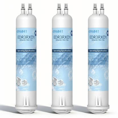 EDR3RXD1 Compatible with 4396841 Refrigerator Water Filter, KAD3RXD1, WHR3RXD1, 4396841, 4396710, Filter 3, 46-9083,46-9030, 9030, 9083 Refrigerator Water Filter
