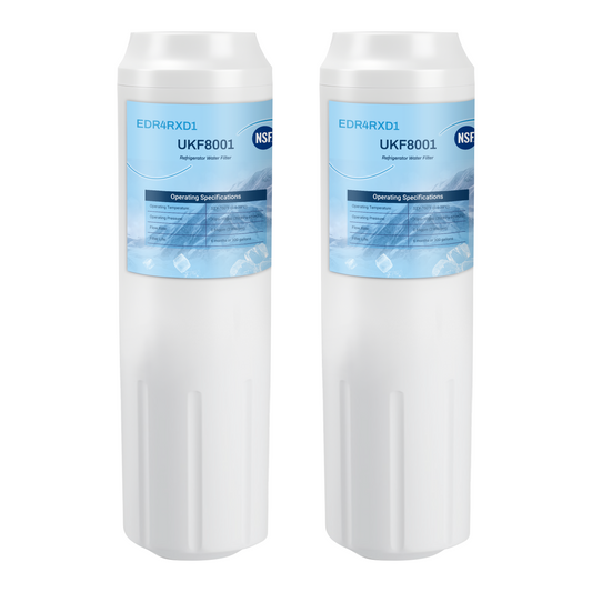UKF8001 Refrigerator Water Filter, Replacement for Whirlpool EDR4RXD1, EveryDrop Filter 4, Maytag UKF8001AXX-750, UKF8001AXX-200, 46-9006, Puriclean II, WD-F07