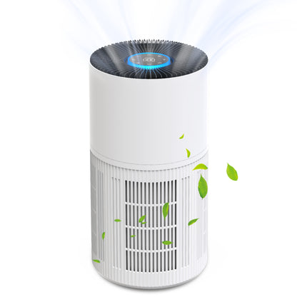 ZhiQi Air Purifiers for Home Large Room up to 1095 ft², H14 True HEPA Air Purifier for Bedroom with 4 Color Lights