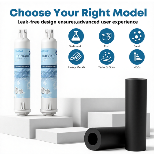 EDR3RXD1 Compatible with 4396841 Refrigerator Water Filter, KAD3RXD1, WHR3RXD1, 4396841, 4396710, Filter 3, 46-9083,46-9030, 9030, 9083 Refrigerator Water Filter