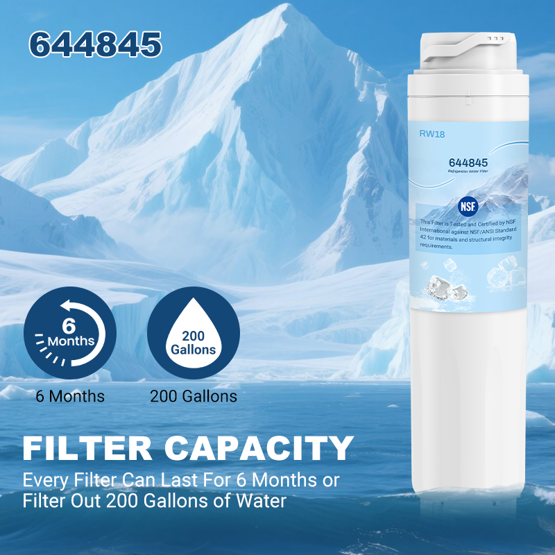 11034152 Water Filter Replacement Fit Bosch Thermador Ultra-Clarity 644845 REPLFLTR10 BORPLFTR10 9000-077104 9000194412 B26FT70SNS B22CS80SNS