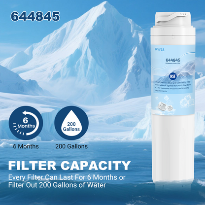 11034152 Water Filter Replacement Fit Bosch Thermador Ultra-Clarity 644845 REPLFLTR10 BORPLFTR10 9000-077104 9000194412 B26FT70SNS B22CS80SNS
