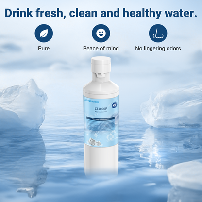 ADQ747935 LT1000PC Replacement for LG LT1000P/PC/PCS ThinQ Refrigerator Water Filter, LFXS26973S, LMXS28626S, LMWS27626S, LFXS28596S, ADQ74793501 and LT120F