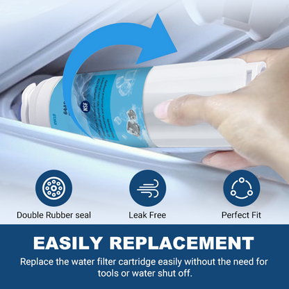 11034152 Water Filter Replacement Fit Bosch Thermador Ultra-Clarity 644845 REPLFLTR10 BORPLFTR10 9000-077104 9000194412 B26FT70SNS B22CS80SNS