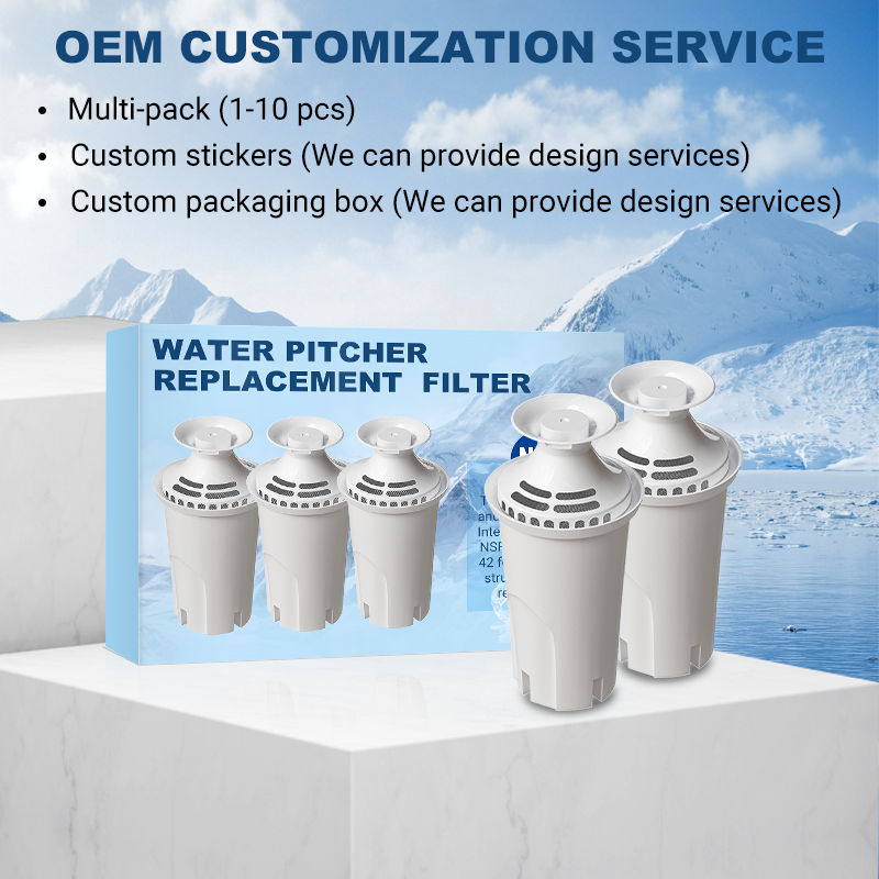 OB03 Water Filter Replacement Replacement Compatible with Brita Water Pitchers and Dispensers,BPA-Free & NSF Certified
