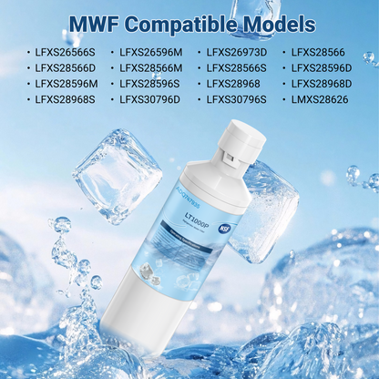 ADQ747935 LT1000PC Replacement for LG LT1000P/PC/PCS ThinQ Refrigerator Water Filter, LFXS26973S, LMXS28626S, LMWS27626S, LFXS28596S, ADQ74793501 and LT120F
