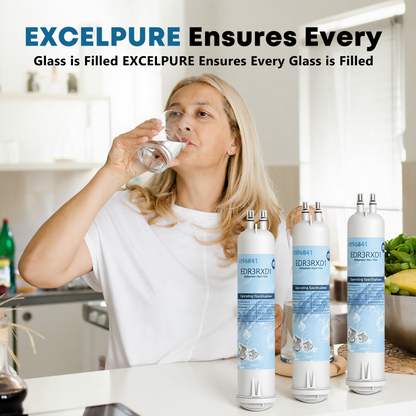 EDR3RXD1 Compatible with 4396841 Refrigerator Water Filter, KAD3RXD1, WHR3RXD1, 4396841, 4396710, Filter 3, 46-9083,46-9030, 9030, 9083 Refrigerator Water Filter