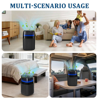 True H14 HEPA Air Purifier for Home Allergies Pets Smoke Dust, ZQA-5000A